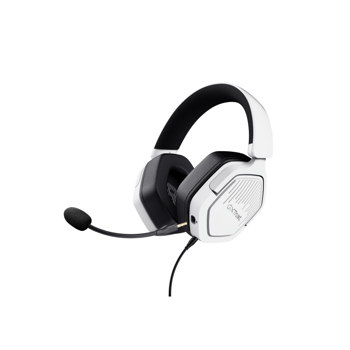 trust trust gxt492w carus auriculares alambrico diadema juego blanco