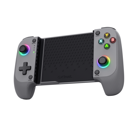 trust trust gxt 735g mylox gris bluetooth gamepad analogico/digital android, ios