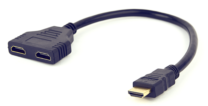 cable hdmi gembird doble puerto hdmi pasiva