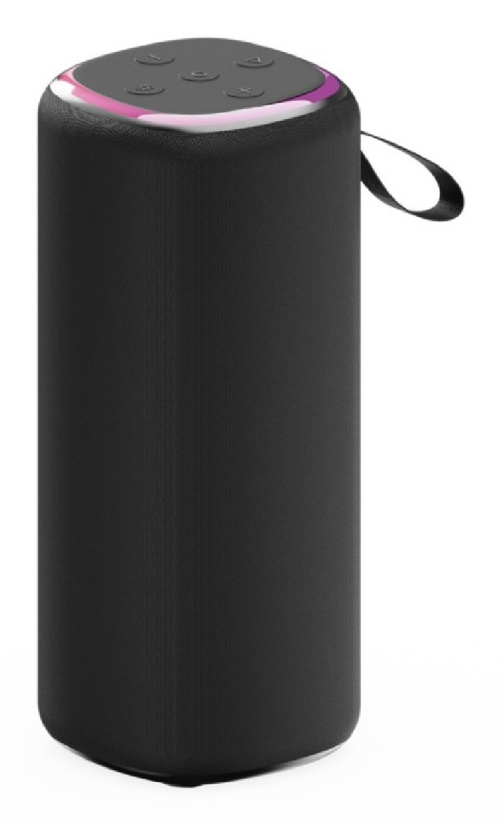 altavoz portatil gembird spk bt led 08l 10w bt negro luz led