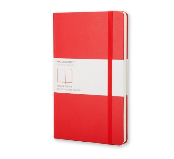 moleskine libreta clasica tapa dura roja p  9x14cm  lisa moleskine qp012r