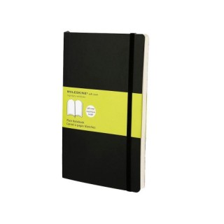 moleskine libreta clasica tapa blanda negra l  13x21cm  lisa moleskine qp618