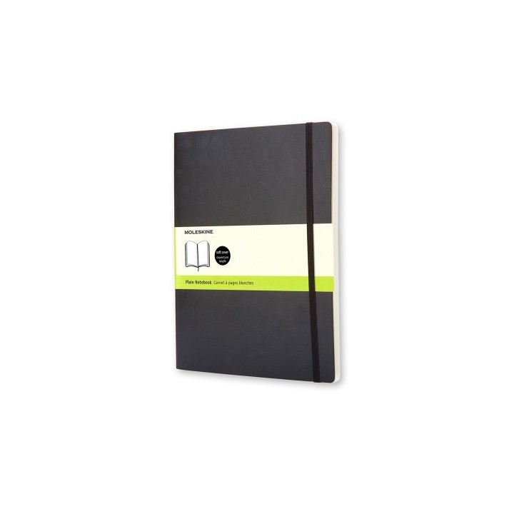 moleskine libreta clasica tapa blanda negra xl  19x25cm  lisa moleskine qp623