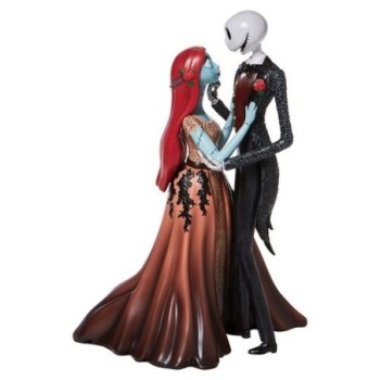 enesco figura enesco disney pesadilla antes de navidad jack & sally de gala