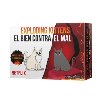 juegos juego de mesa exploding kittens el bien contra el mal edad recomendada 7 anos