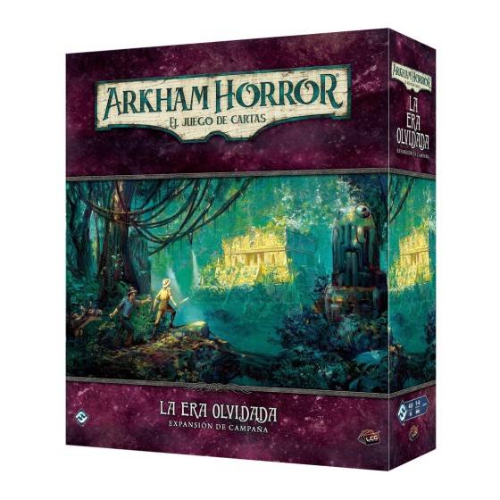 juegos juego de mesa arkham horror lcg la era olvidada expansion campana edad recomendada 14