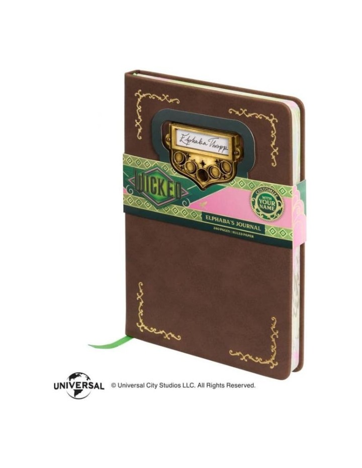 the noble collection libreta the noble collection wicked el diario de elphaba