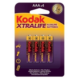 kodak blister pilas kodak alcalina xtralife aaa lr3 1.5v    blister 4 pilas