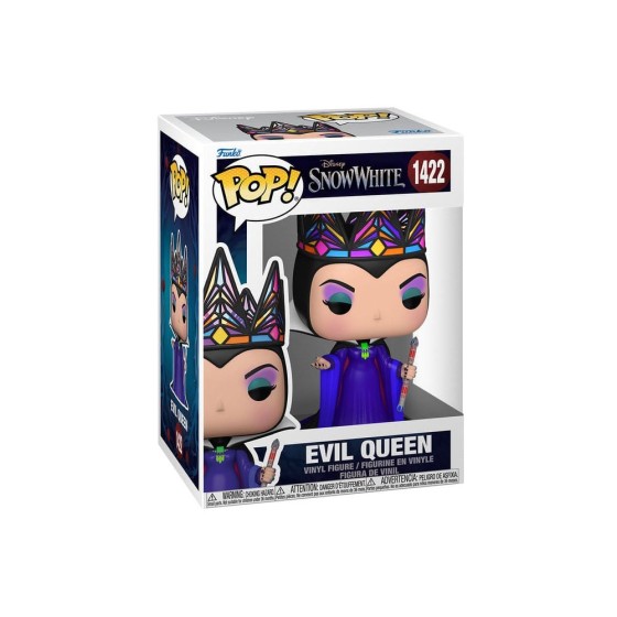 funko funko pop disney blancanieves live action    reina malvada  negro y morado