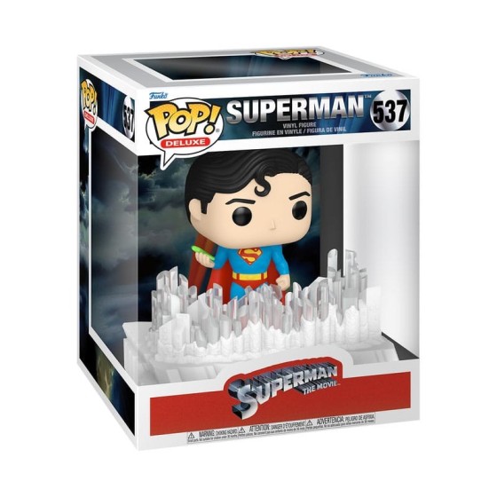 funko funko pop deluxe superman  fortress of solitude