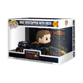 funko funko pop ride max verstappen with rb20    oracle red bull racing