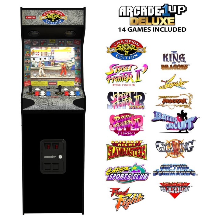 arcade1up maquina arcade arcade1up street fighter deluxe arcade
