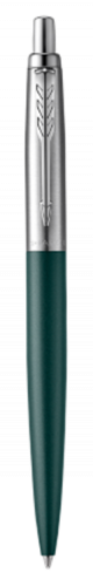 parker boligrafo jotter xl greenwich verde mate ribete de color cromado plumin medio tinta azul park