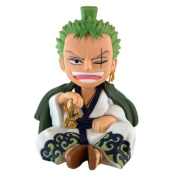 plastoy zoro juro hucha 15 cm one piece
