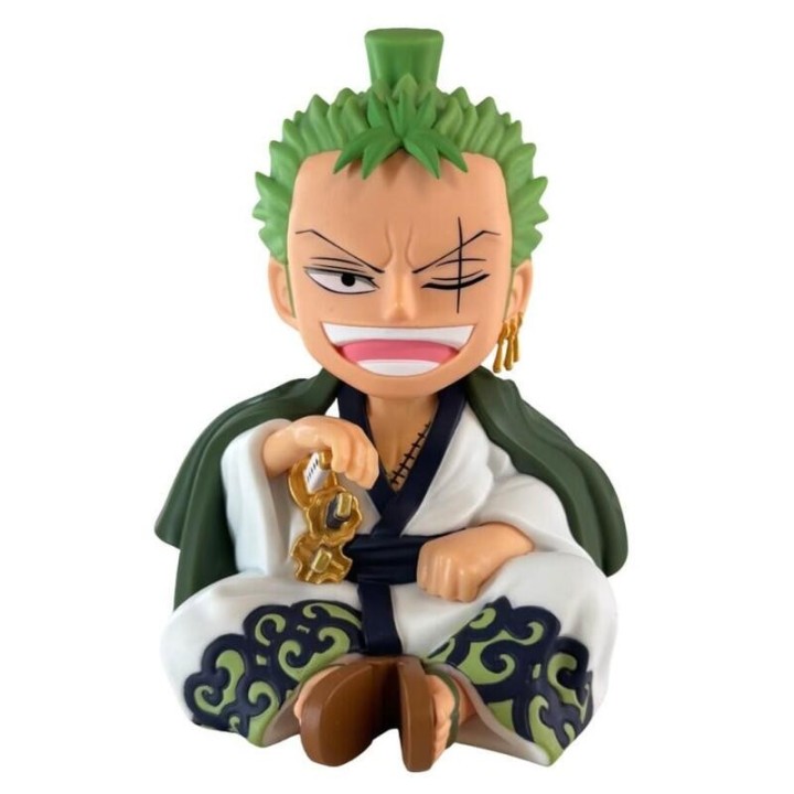 plastoy zoro juro hucha 15 cm one piece