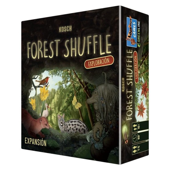 juegos juego de mesa forest shuffle exploracion