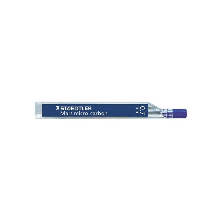 staedtler tubo de 12 minas 0,7mm. calidad estandar graduacion hb staedtler 250 07 hb  pack  12 unida