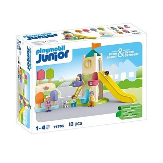 playmobil playmobil junior  parque infantil aventura