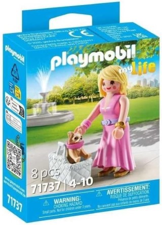 playmobil playmobil it   girl con chinuahua