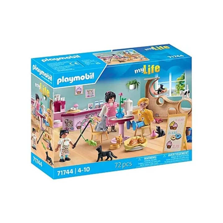 playmobil playmobil    cafeteria para gatos