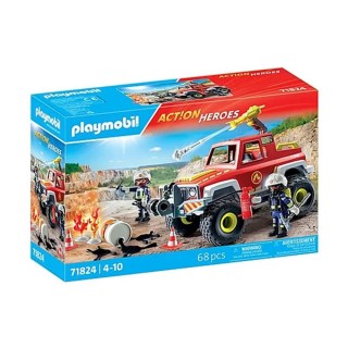 playmobil playmobil    camion de bomberos