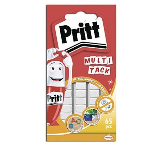 pritt masilla adhesiva multi tack 65 pastillas pritt 1444966  pack  24 unidades