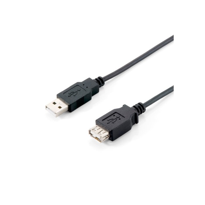 equip cable equip alargo usb 2.0 tipo a macho    hembra 1.8m