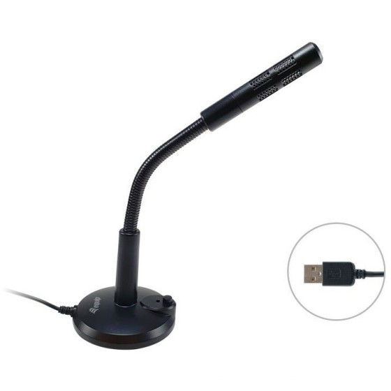 equip microfono sobremesa equip onmidireccional usb brazo flexible boton mute