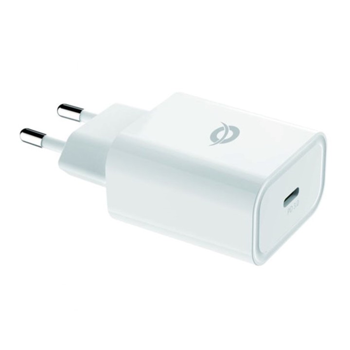 conceptronic cargador conceptronic carga rapida pd 1 puerto usb tipo c althea   25w   blanco