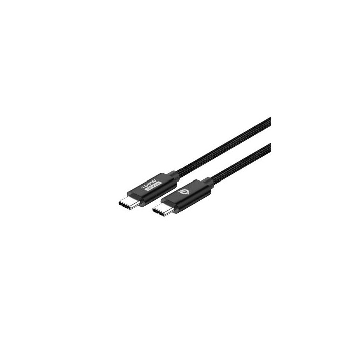 conceptronic cable usb   c conceptronic macho    macho 1.2m usb 3.2 gen 2 100w 20v 5a 10gbps e   mar