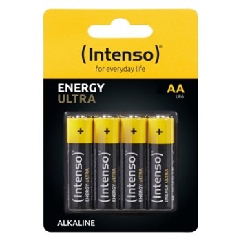 intenso pack de pilas alcalinas intenso energy ultra aa lr06 4 unidades
