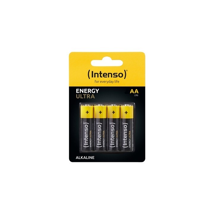 intenso pack de pilas alcalinas intenso energy ultra aa lr06 4 unidades