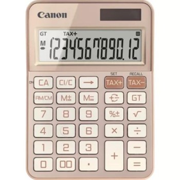 canon calculadora canon sobremesa ks   125kb   rg emea hb 12 digitos oro rosa