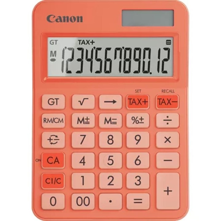 canon calculadora canon sobremesa ls   125kb   or emea hb 12 digitos naranja