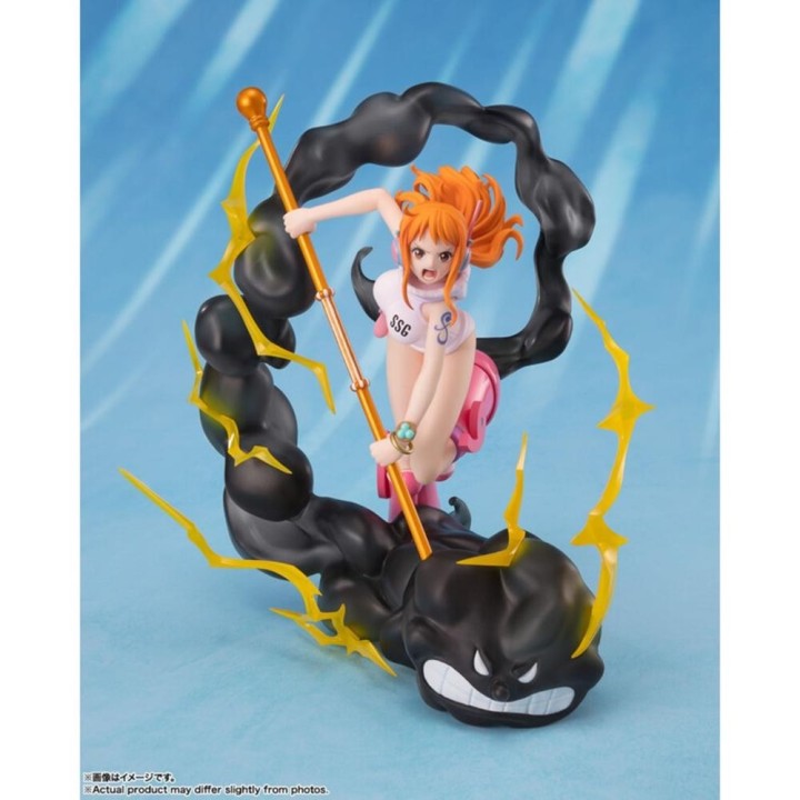 tamashii nations figura tamashii nations figuarts zero one piece nami lightning blast ver. extra bat