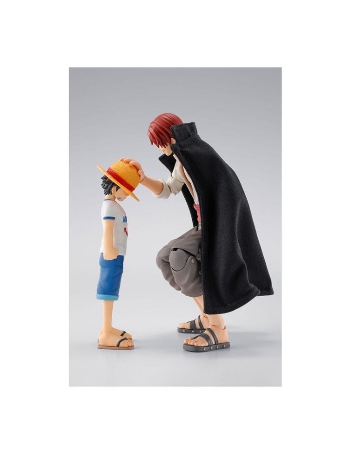 tamashii nations shanks & monkey d. luffy childhood ver. fig. 16  5   10 cm one piece sh figuarts co
