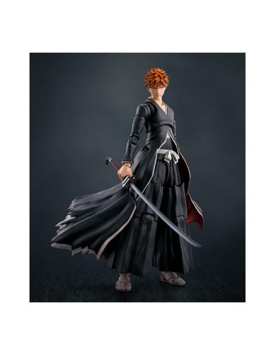tamashii nations ichigo kurosaki   getsugatensho    figura 15  5 cm bleach sh figuarts