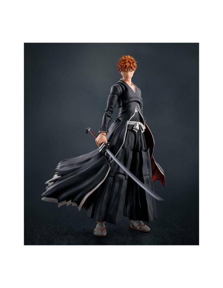 tamashii nations ichigo kurosaki   getsugatensho    figura 15  5 cm bleach sh figuarts