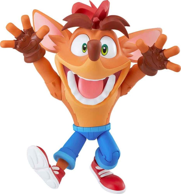 good smile company crash bandicoot figura 12 cm crash bandicoot 4  its about time nendoroid