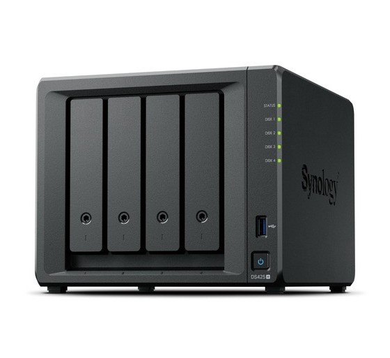synology servidor nas synology ds425+ 2gb 4 bahias raid ethernet 2.5 gigabit