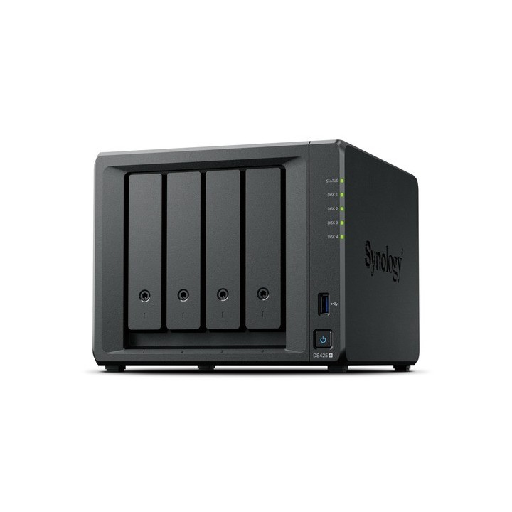 synology servidor nas synology ds425+ 2gb 4 bahias raid ethernet 2.5 gigabit