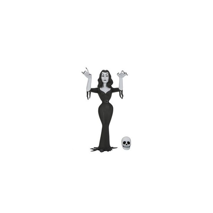 neca vampira silver screen edition scale action fig. 15 cm vampira toony terrors