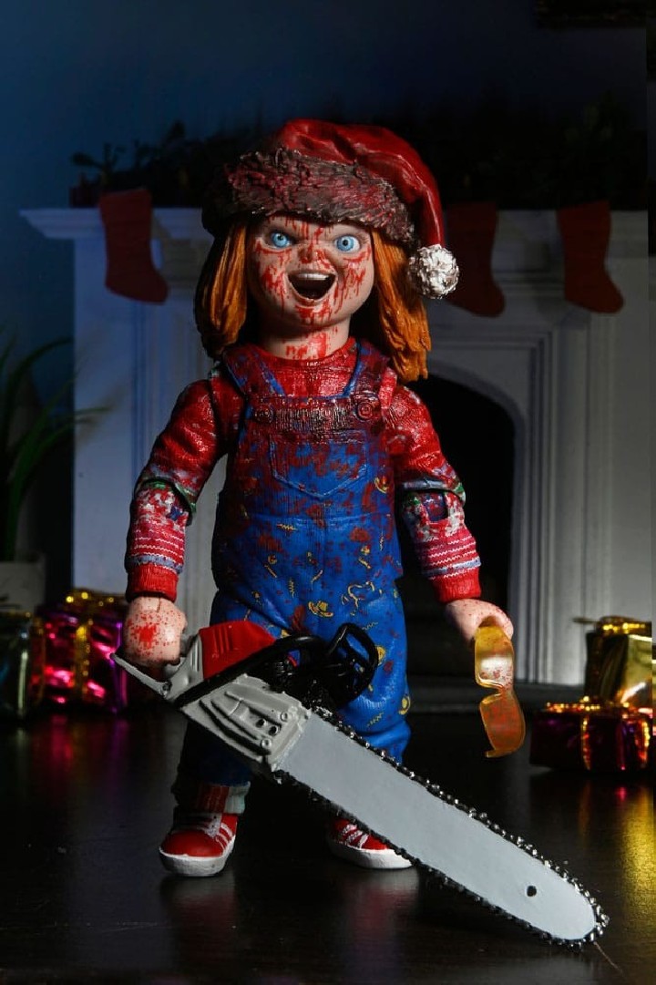 neca ultimate chucky holiday edition fig. 18 cm chucky  tv series