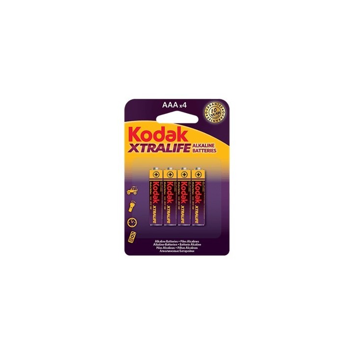 kodak blister pilas kodak alcalina xtralife aaa lr3 1.5v    blister 4 pilas