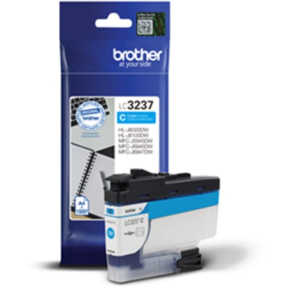 brother cartucho tinta brother lc3237c cian 1500 paginas