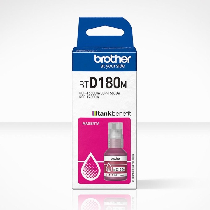 brother botella tinta brother btd180m magenta 5000 paginas