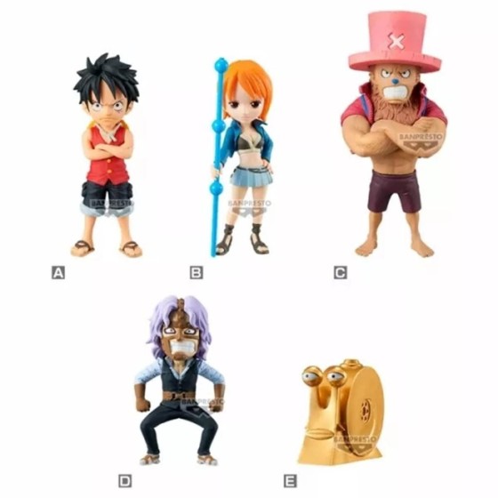 banpresto figura banpresto one piece world collectable enies lobby 1 unidad aleatoria
