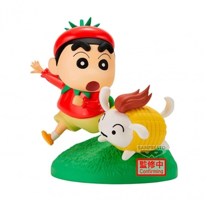 banpresto figura banpresto crayon shinchan vignette vegetable costume 10cm