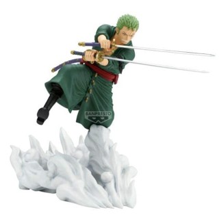 banpresto figura banpresto one piece senkozekkei roronoa zoro egghead ver. 15cm