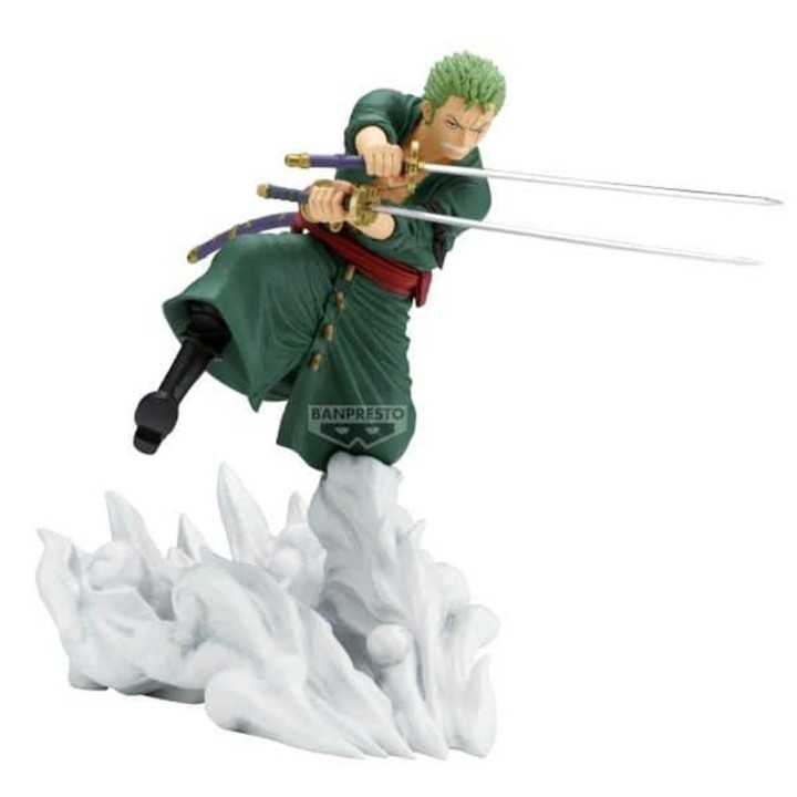 banpresto figura banpresto one piece senkozekkei roronoa zoro egghead ver. 15cm